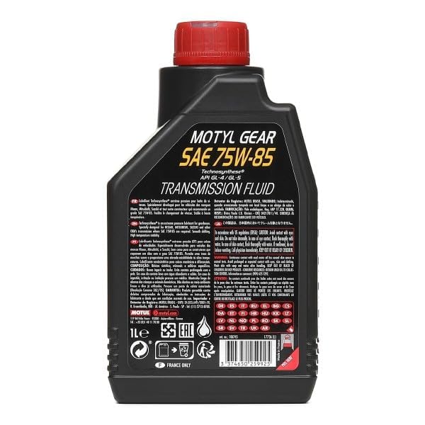 Amazon.com: Motul Gear 75W85 Manual Transmission Fluid